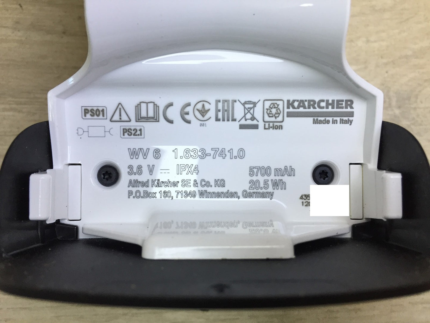 Kärcher 1.633-741.0 Cordless Window Vac WV 6 Plus, I33168