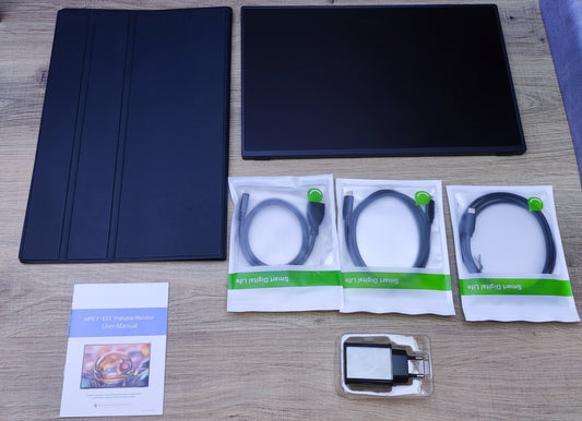 Uperfect Tragbarer Monitor 16" QHD 2560x1600 IPS LCD HDR USB-C HDMI Lautsprecher