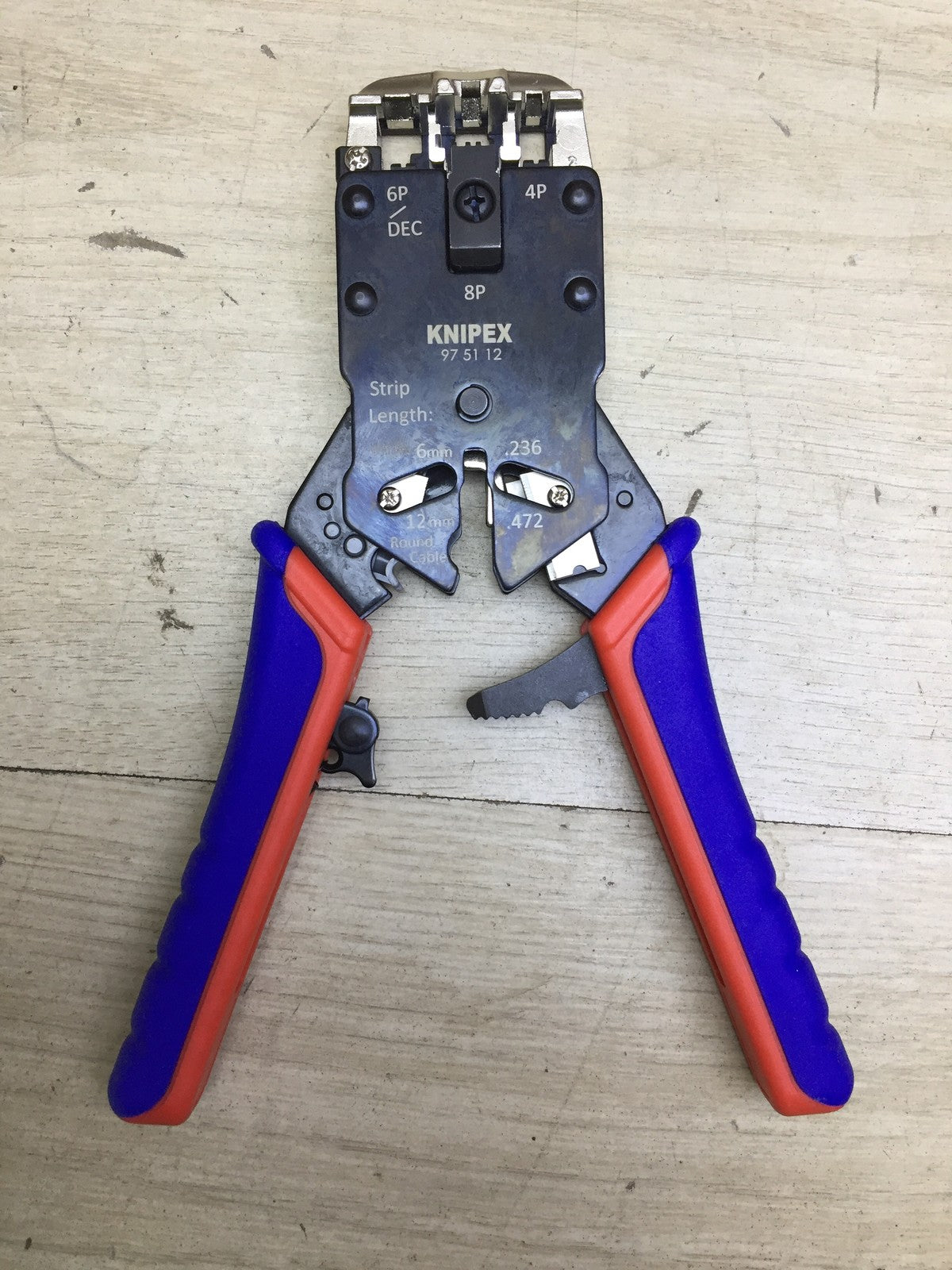 KNIPEX 975112 Crimping pliers for Western plugs, I33162