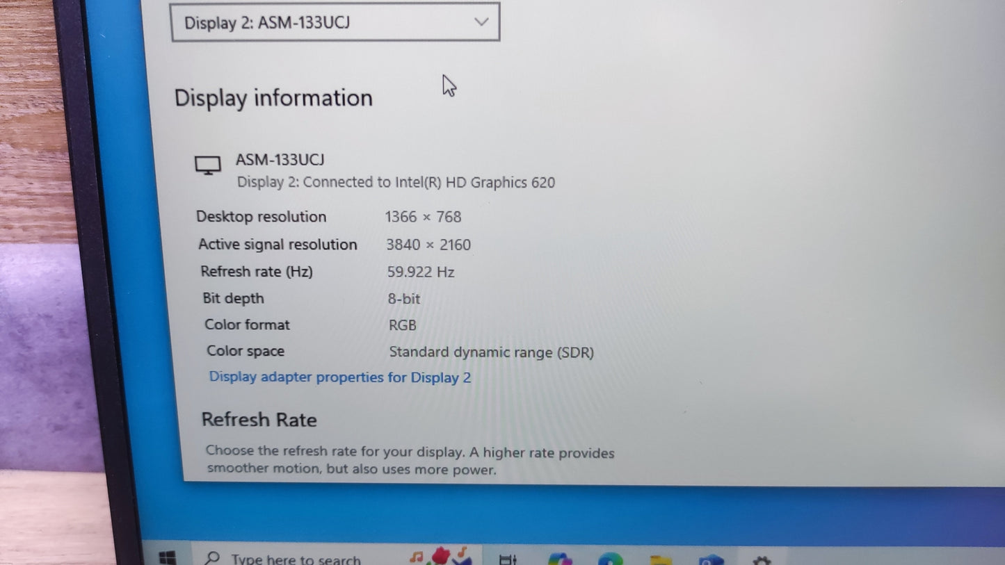 IVV Portable 4K Gaming Monitor 13.3" UHD 3840x2160 IPS USB-C HDMI Speaker