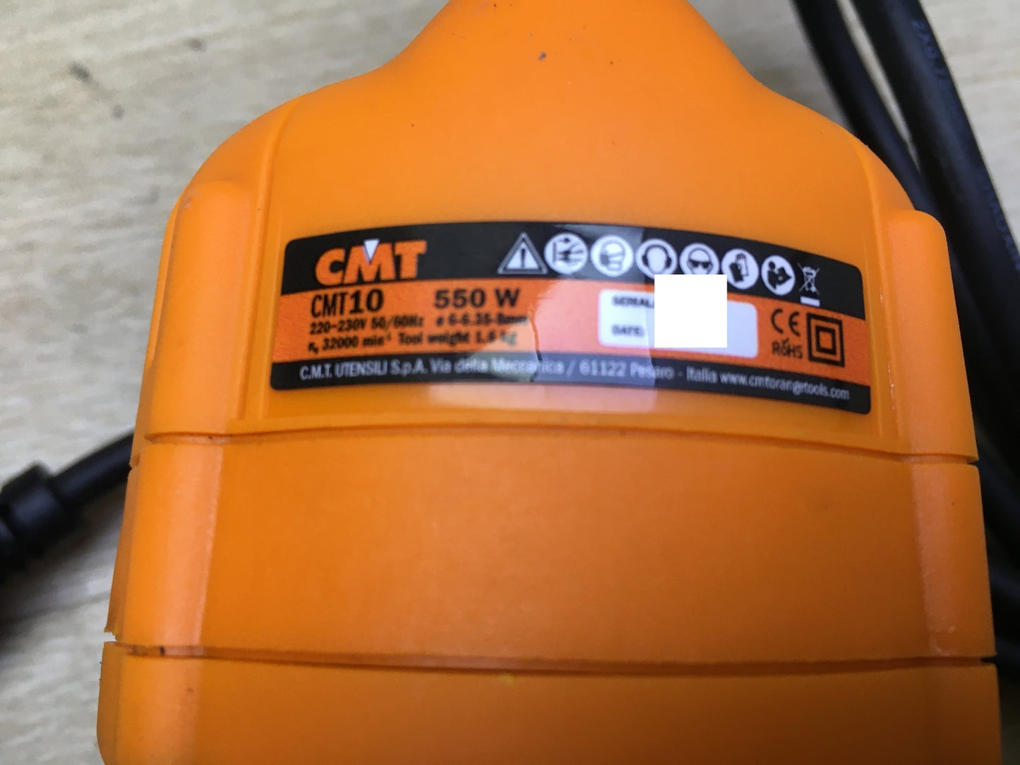 CMT CMT10 electric edge router 550 W, I30630
