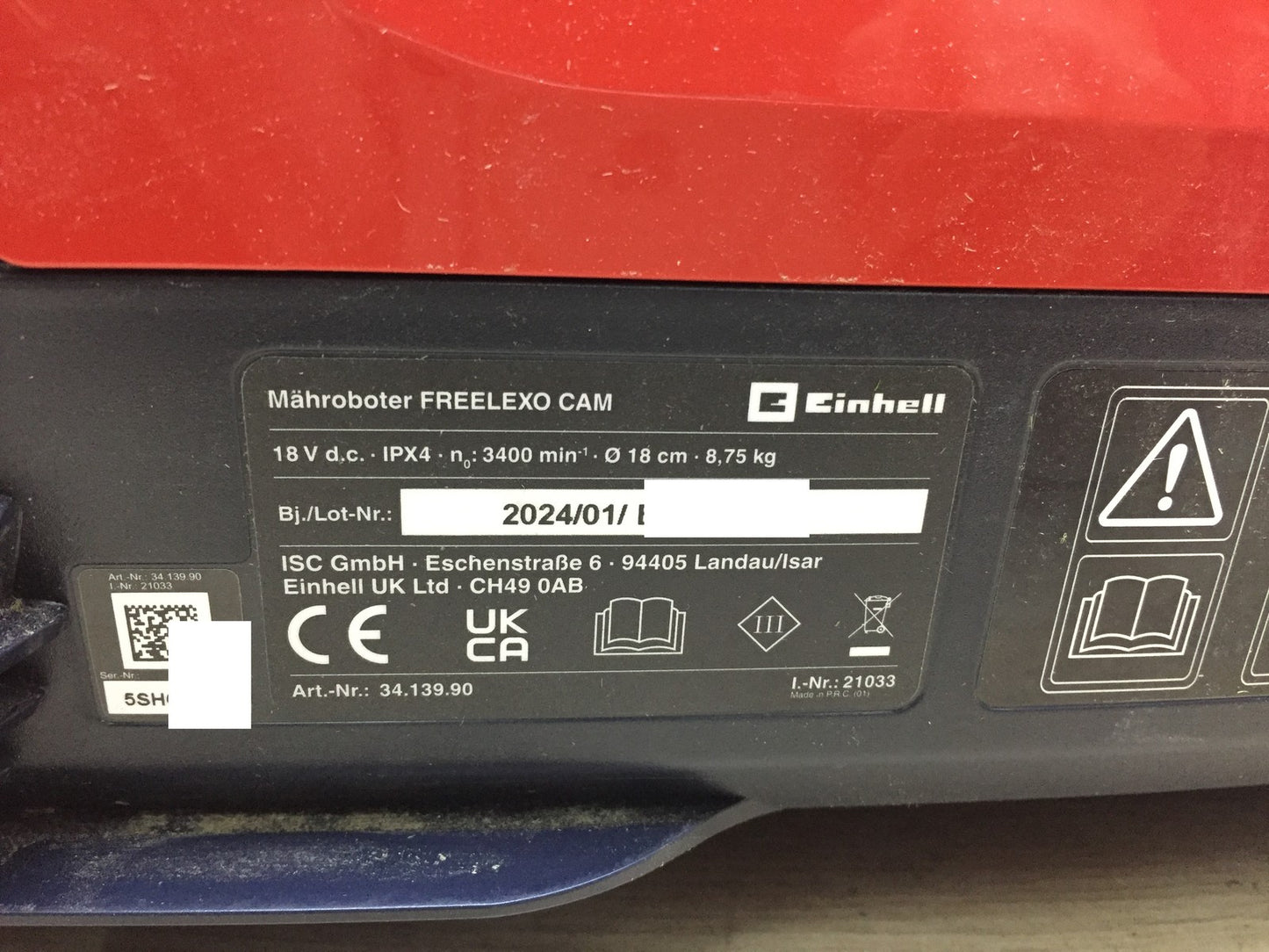 Einhell Freelexo CAM 500 robotic lawnmower (3413990), I33520