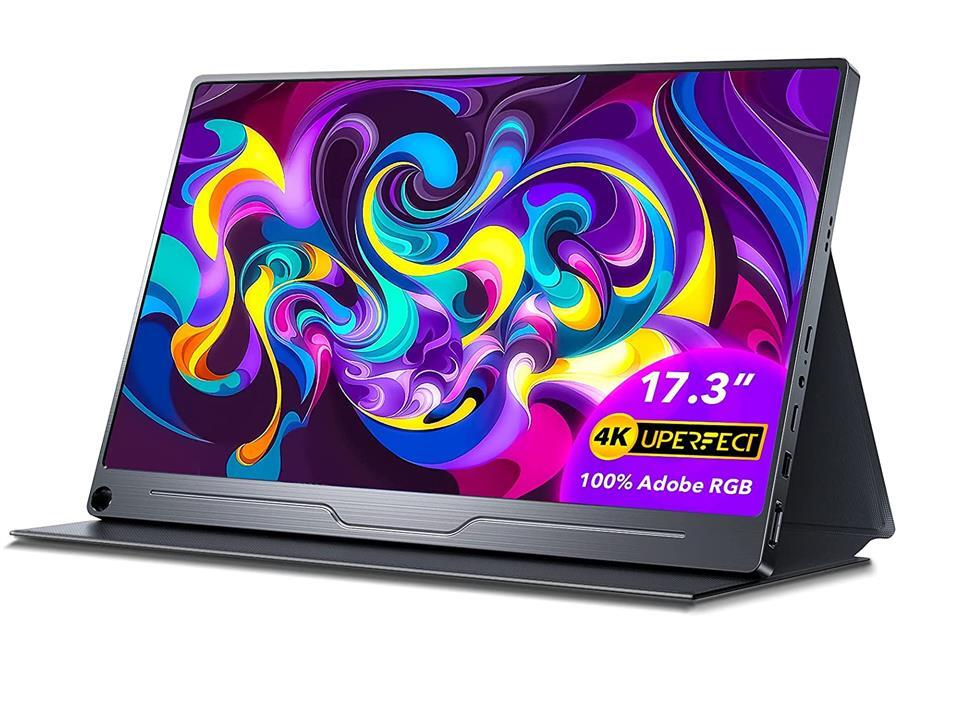 Uperfect Portable 4K Gaming Monitor 17.3" UHD 3840x2160 HDMI USB-C OTG HDR