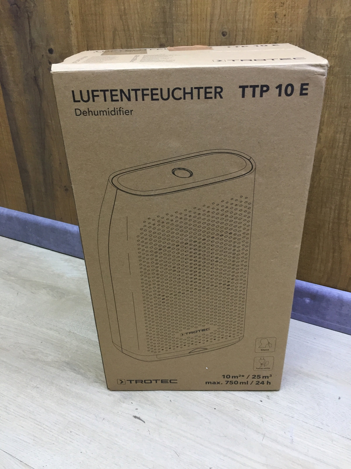 TROTEC dehumidifier TTP 10 E, capacity 0.75 L/day, 10 m² / 25 m³, I31770