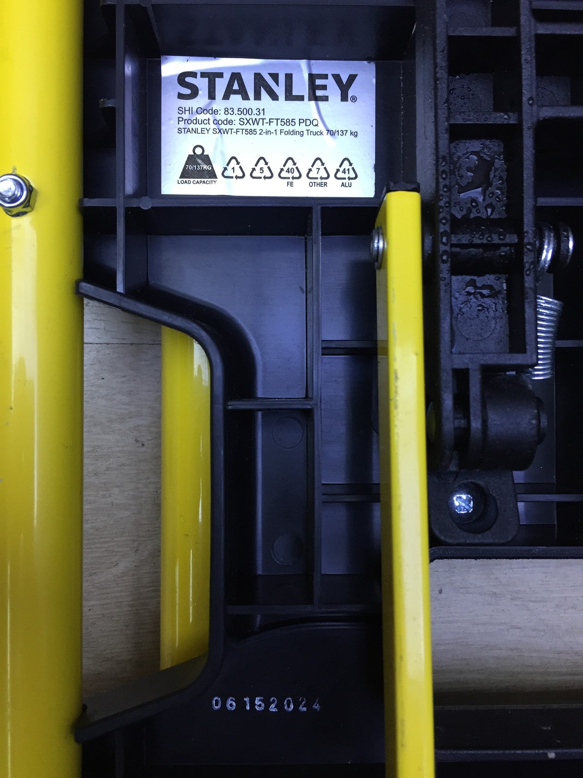 Stanley SXWTD-FT585 2-in-1 Sackkarre und Plattformwagen, 70/135 Kg, I33324