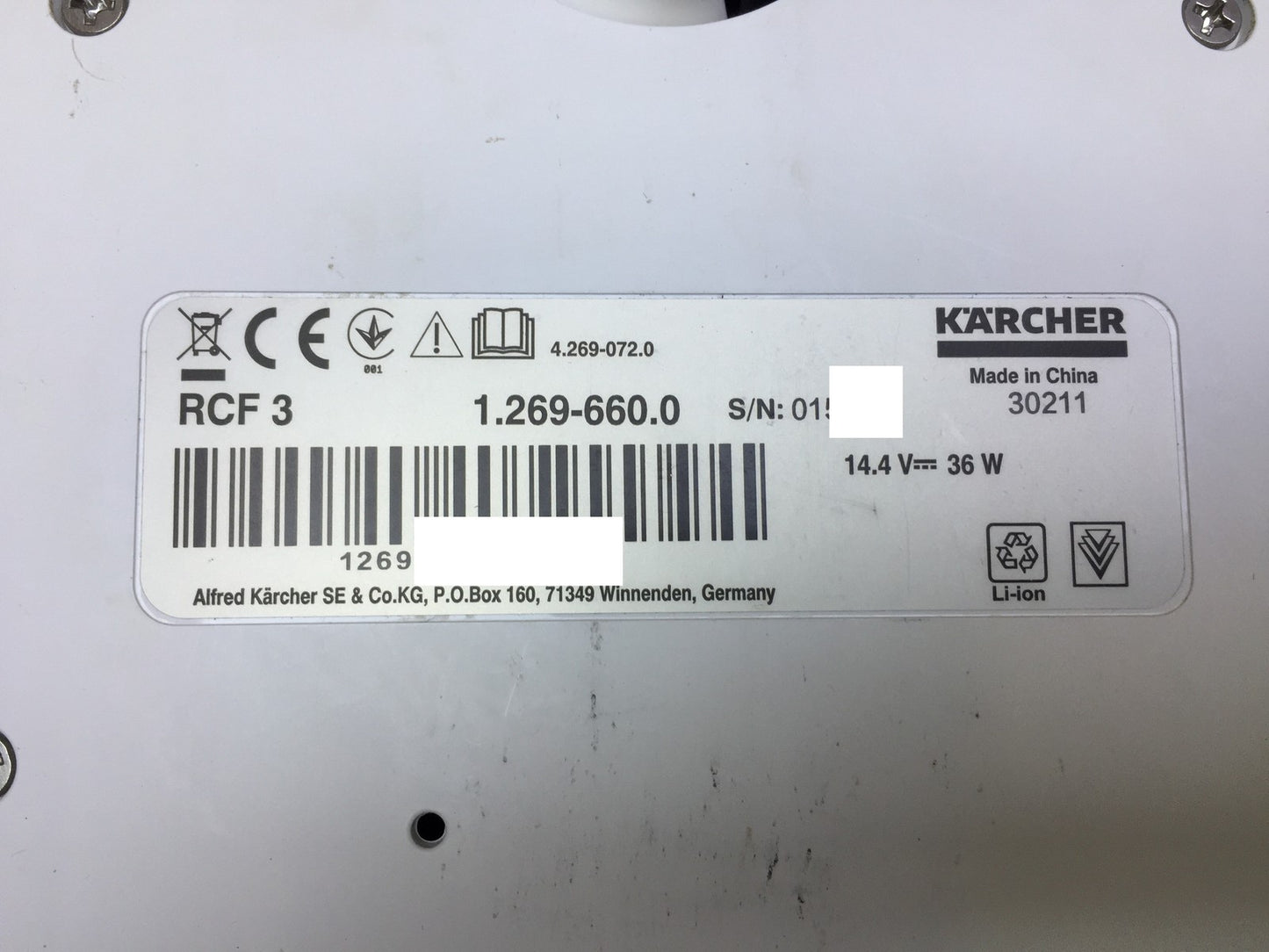 Kärcher Wischroboter RCF 3 (1.269-660.0), smarte App-Steuerung, c