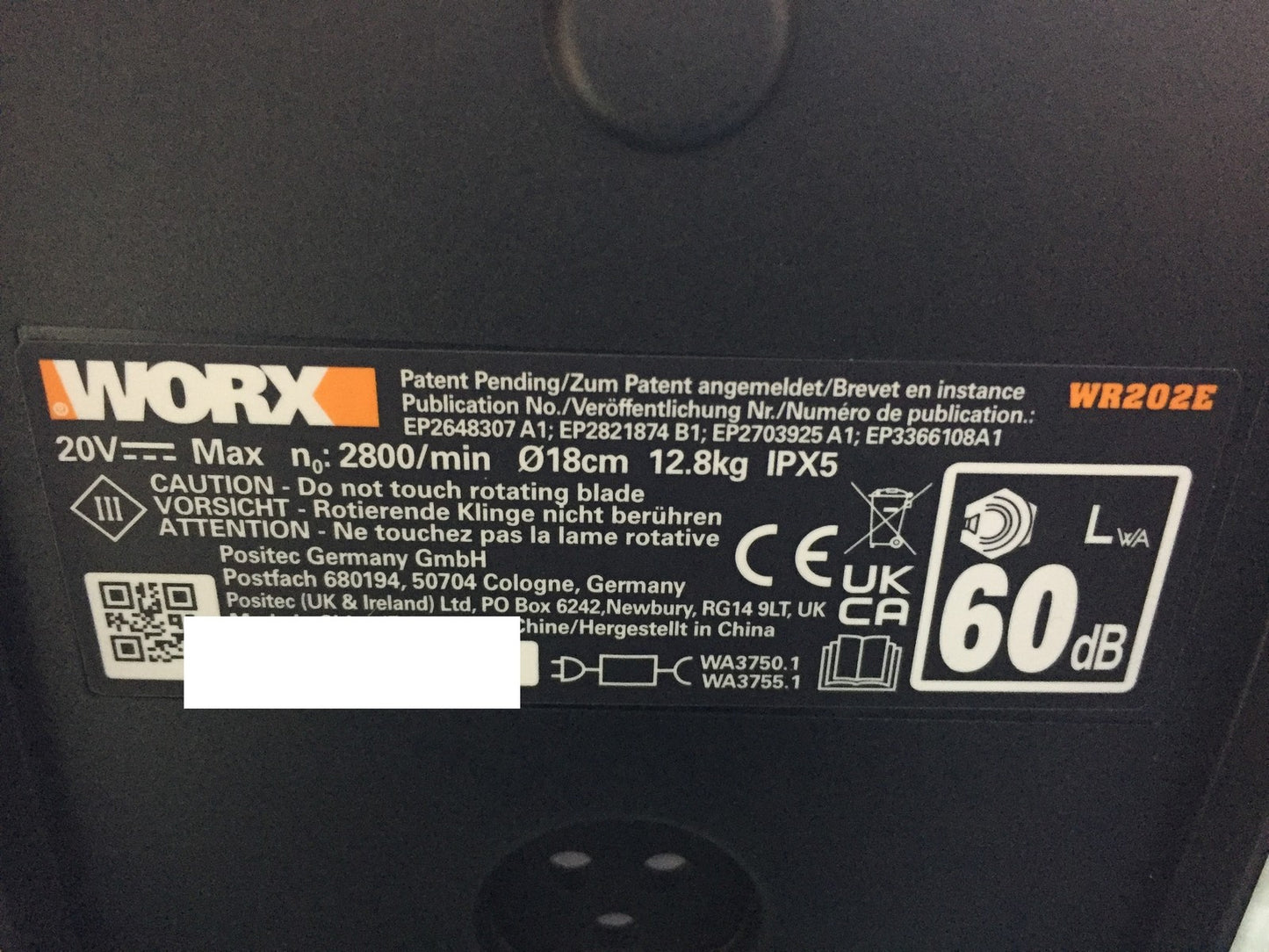 WORX Landroid Vision S250 Mähroboter WR202E für Gärten bis 250m² I33578