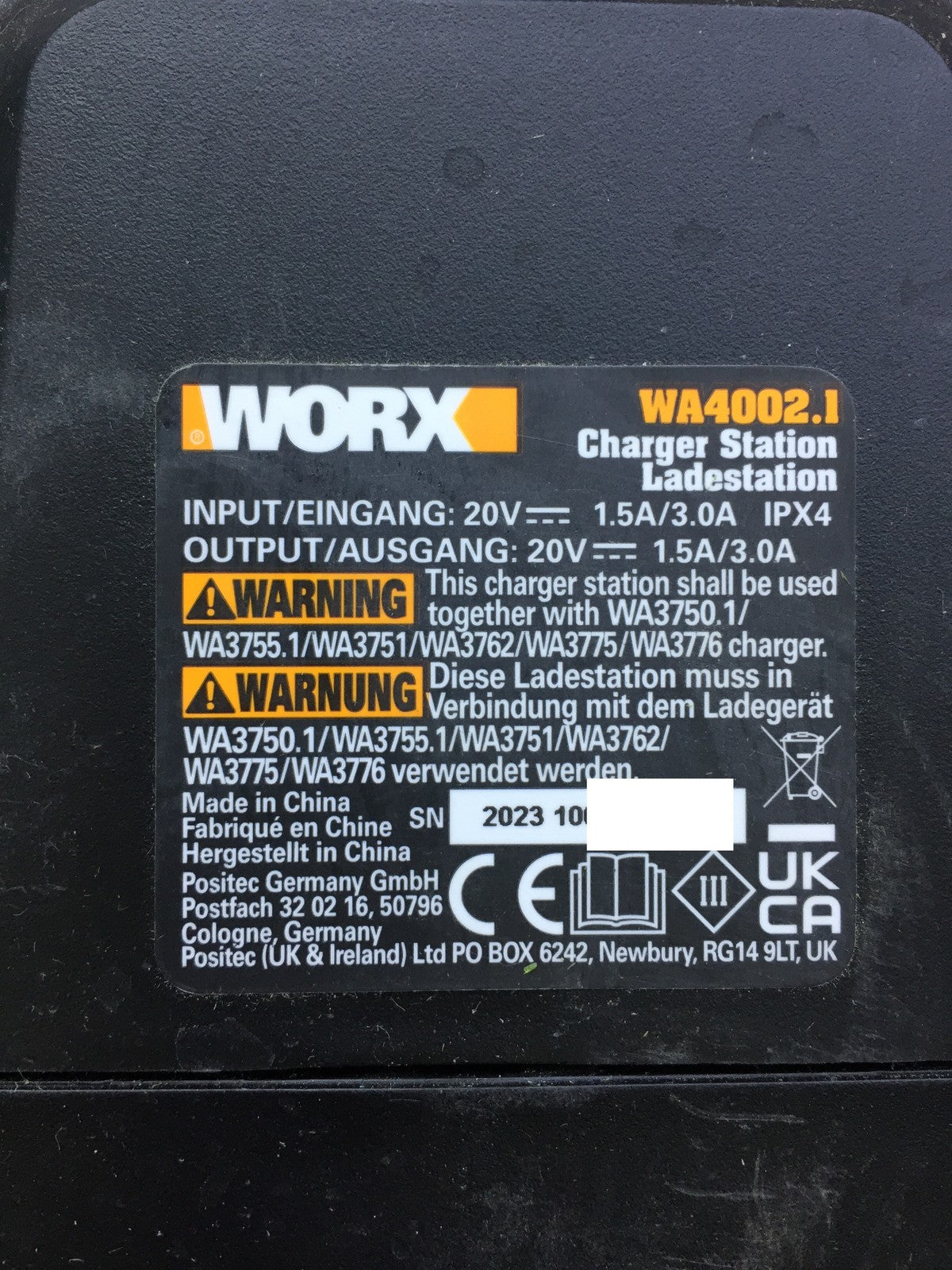 WORX Landroid M500 PLUS WR165E Robotic Lawnmower for up to 500 sqm with Wi-Fi, Bluetooth, I33549