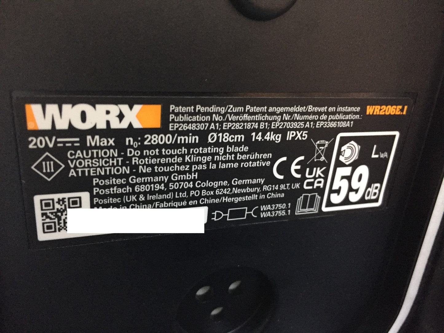 WORX Landroid Vision M600 Mähroboter WR206E.1 für Gärten bis 600m² I33557