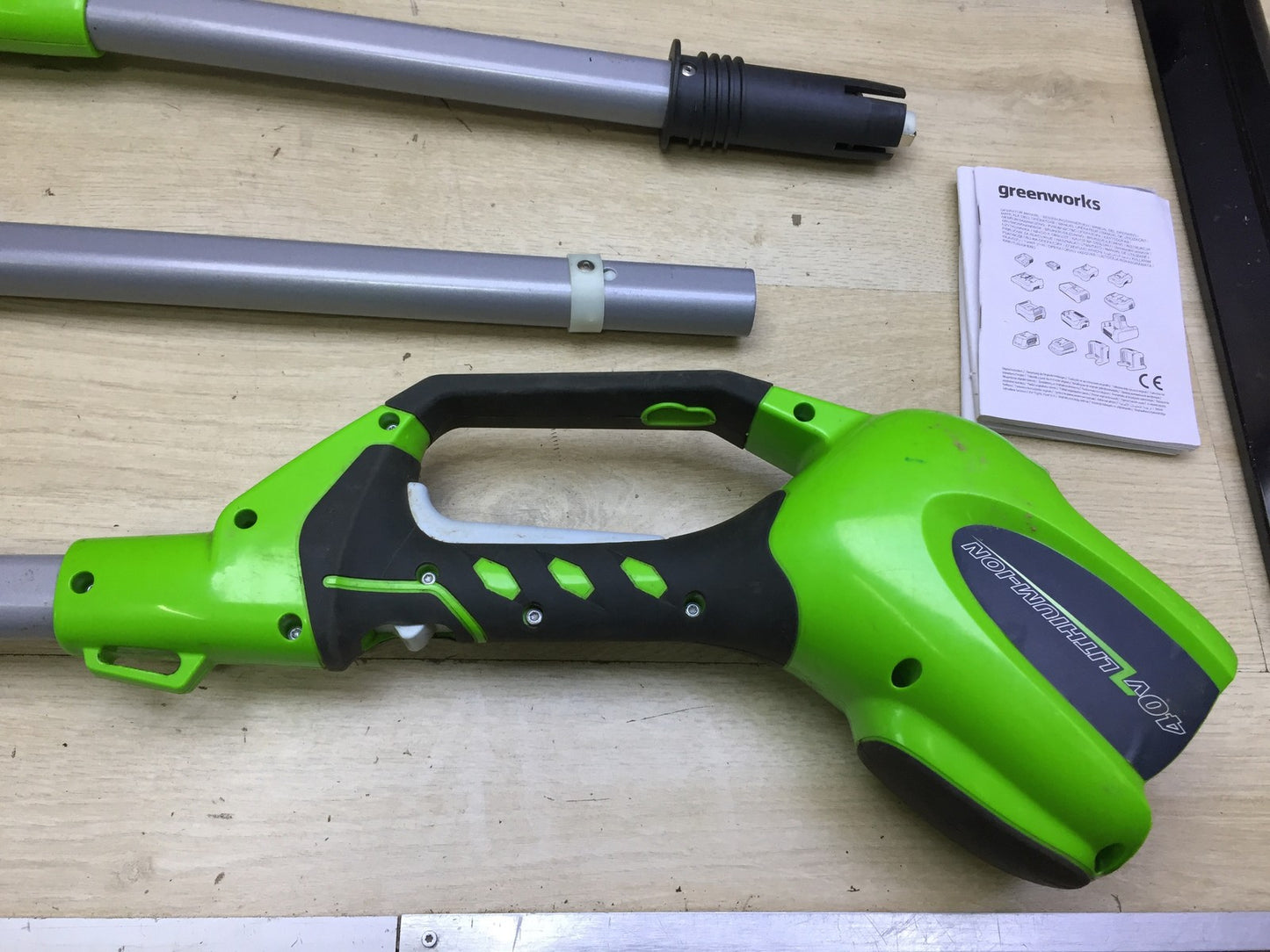 Greenworks pole pruner and hedge trimmer set 40 V 1300607 SOLO, I33312