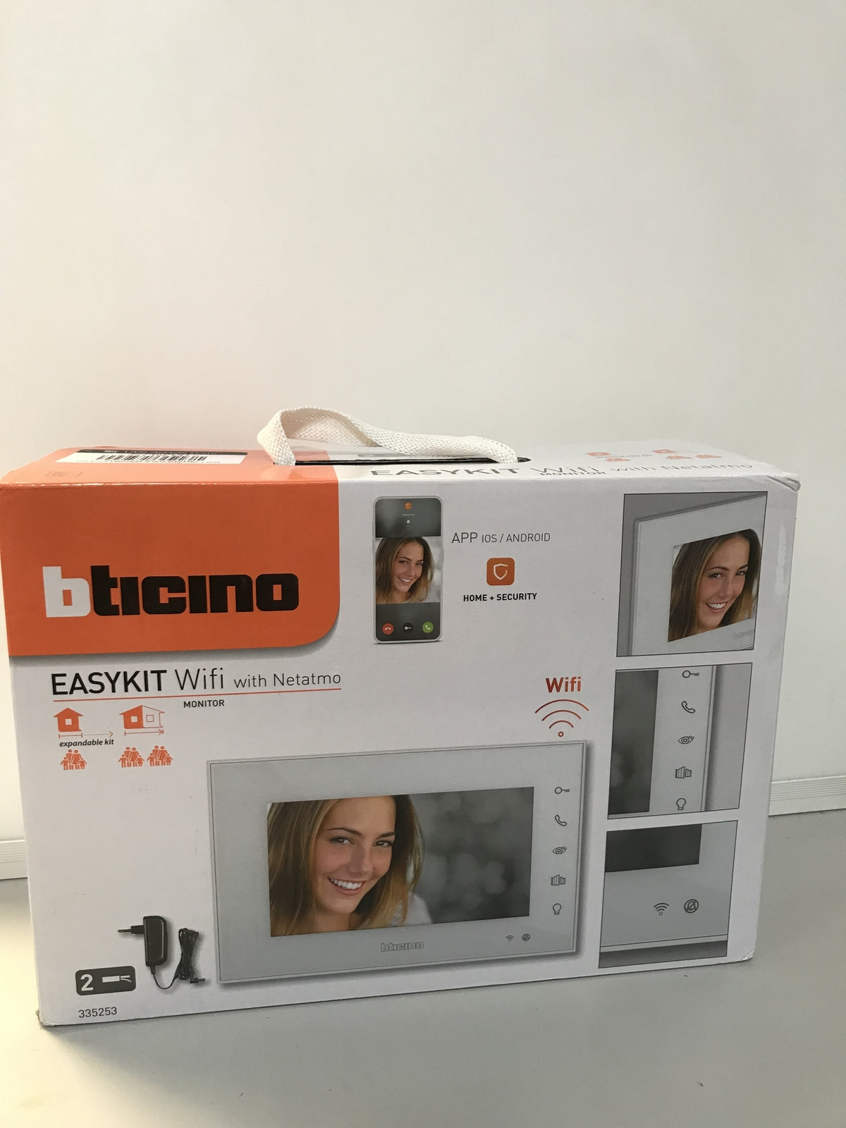 Bticino 335253 additional indoor unit, 7-inch display, I32187