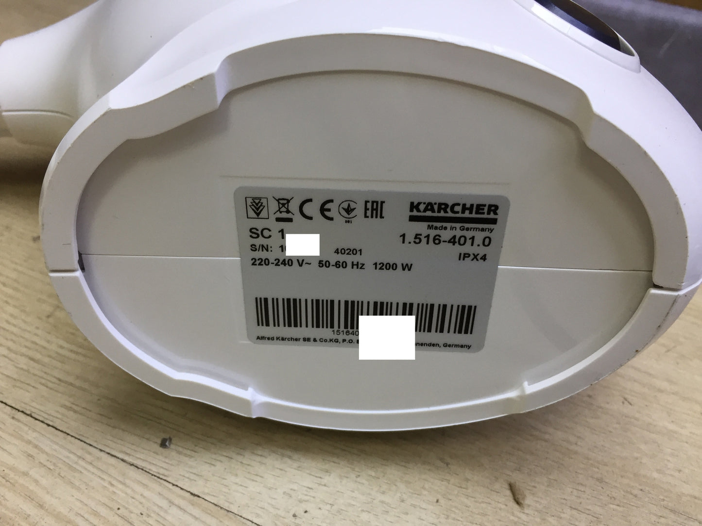 Kärcher steam cleaner SC 1 (1.516-401.0), steam pressure 3 bar, I32012