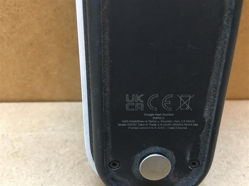 Google Nest Drahtlose Video-Türklingel GWX3T, weiß, I32123