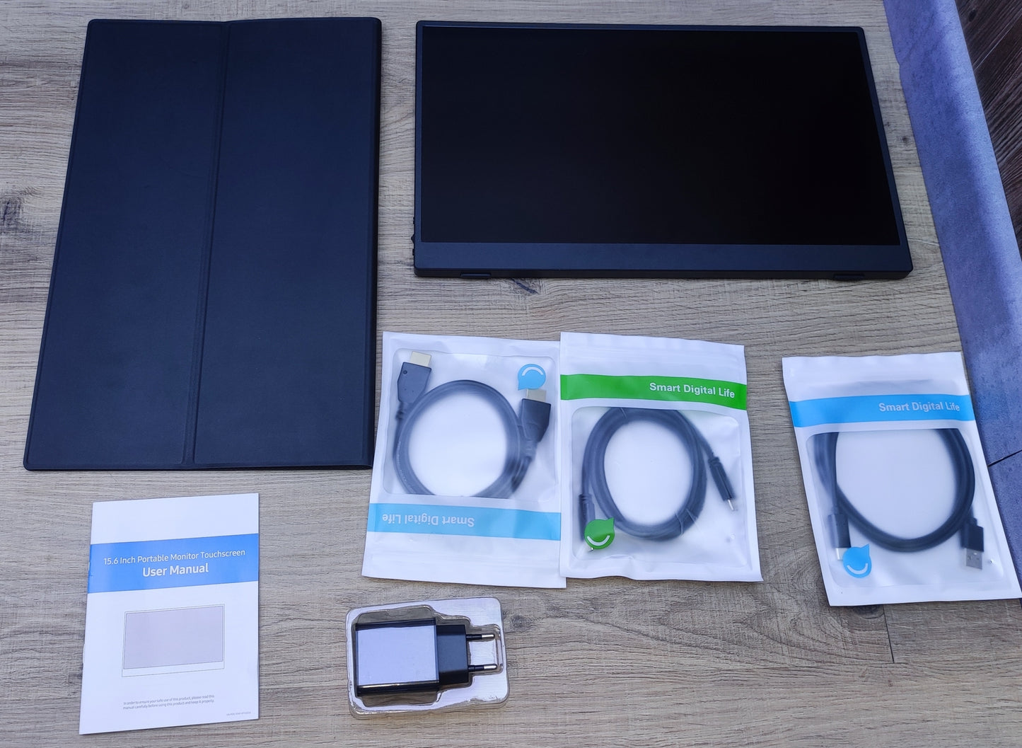 Uperfect Portable Touch Monitor 15.6" FHD 1920x1080 IPS USB-C HDMI Speaker