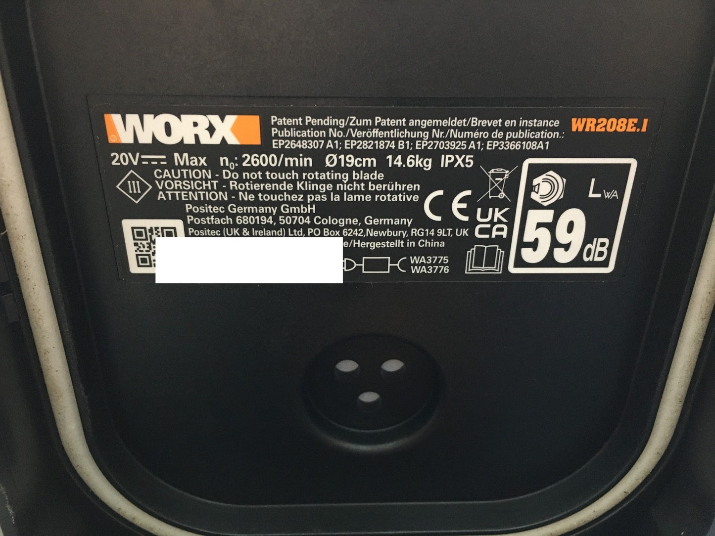 WORX Landroid Vision M800 Mähroboter ohne Begrenzungskabel WR208E.1, I34418