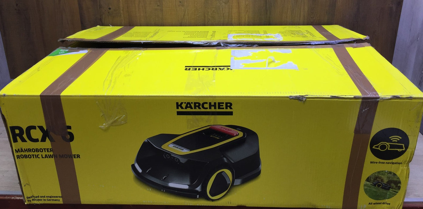 Kärcher RCX 6 robotic lawnmower Performance up to 3,000 m² All-wheel drive GPS RTK camera