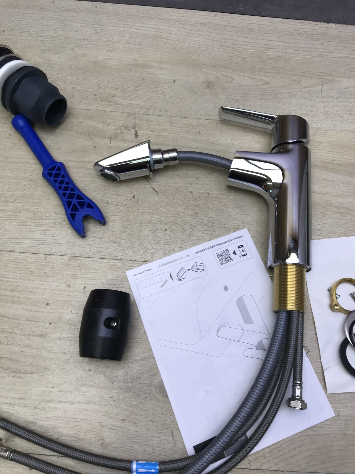 GROHE Start bathroom faucet 24205003, water-saving, pull-out, faucet, I33024