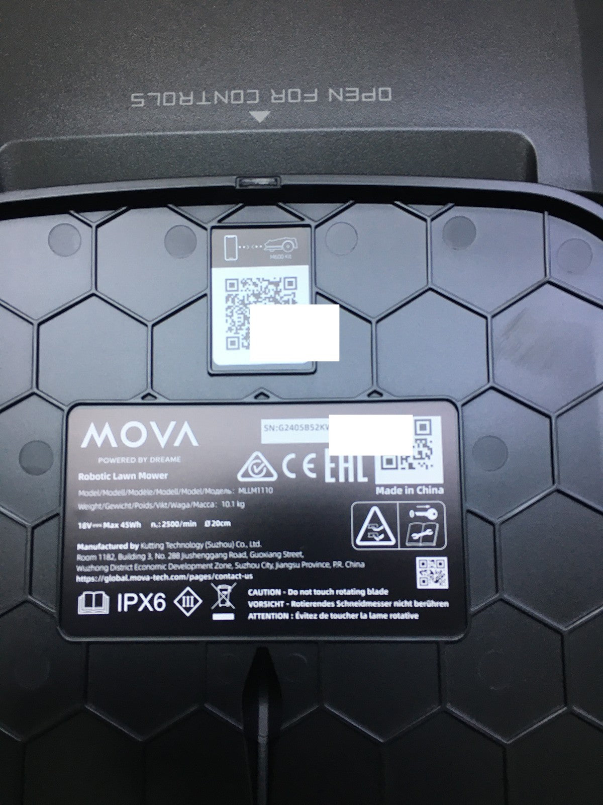 Dreame Mova 600 Mähroboter MLLM1110, für Rasenfläche bis 600 m², I34333