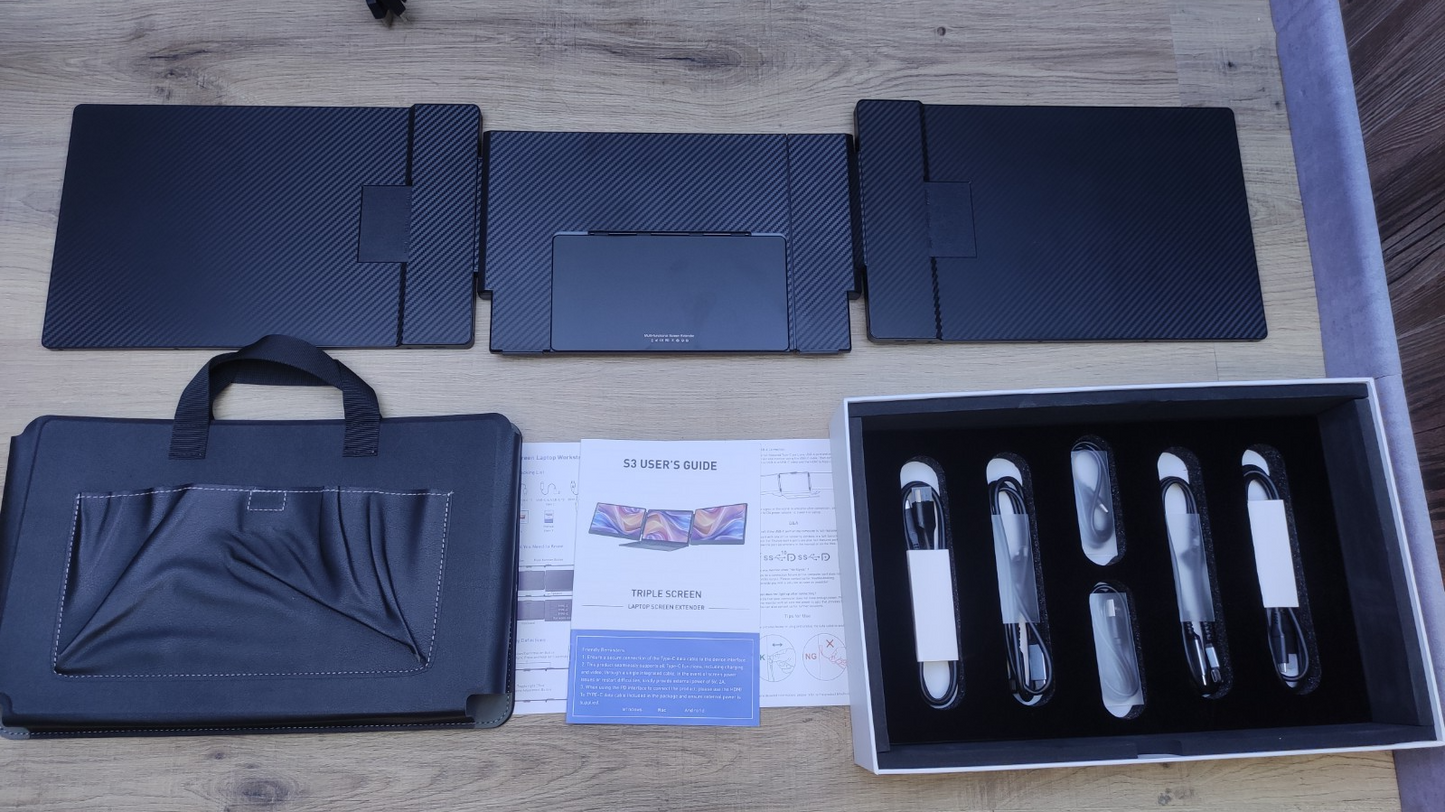 Laptomo S3 Portable Monitor Erweiterung für Laptop 14" FHD 1920x1080 HDMI USB-C