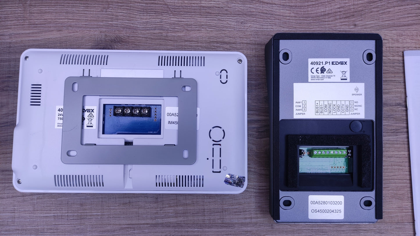 VIMAR ELVOX K40910 Videosprechenalagen-Set mit Monitor 7 Zoll, I30786