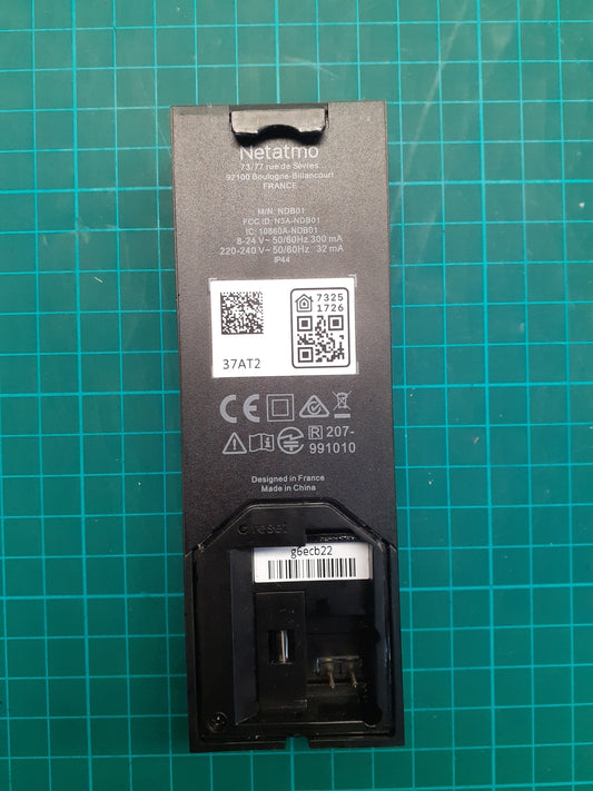 Netatmo Smarte Video Türklingel mit Kamera, WLAN, 2-Wege-Audio, I04980