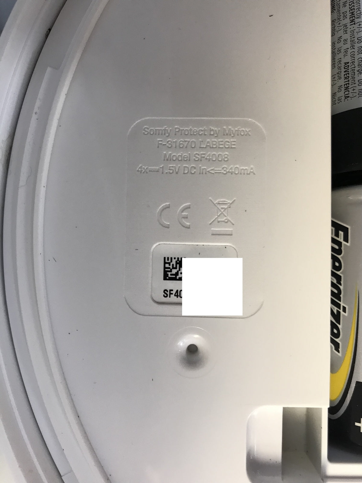 Somfy 2401491 Outdoor Siren for Security System Plug, 112dB, I32722