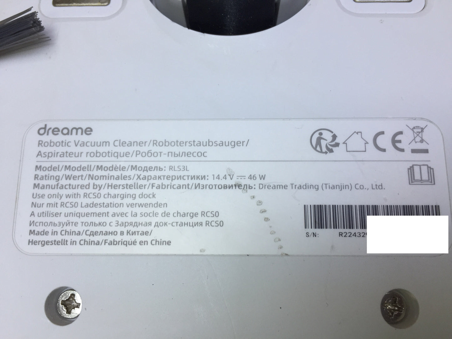 DREAME D10s Saugroboter mit Wischfunktion RLS3L, 5000Pa, I31686
