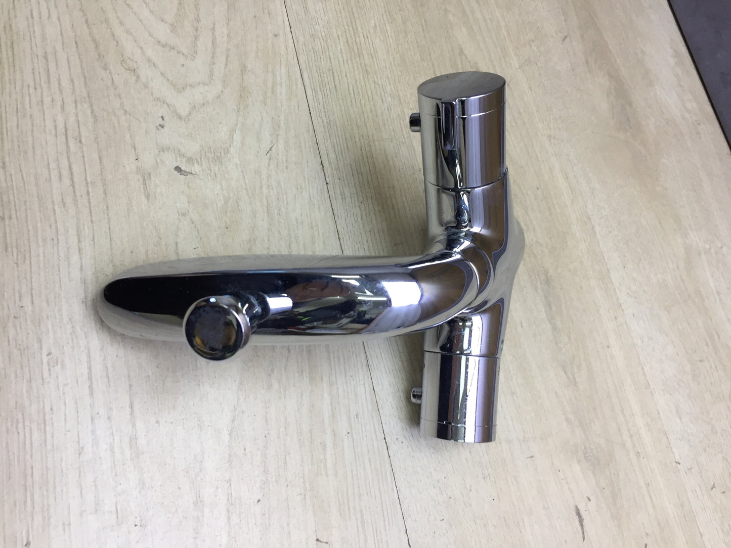 Rousseau Volga 2 Bath Filler Shower Mixer Thermostatic Chrome, I32105