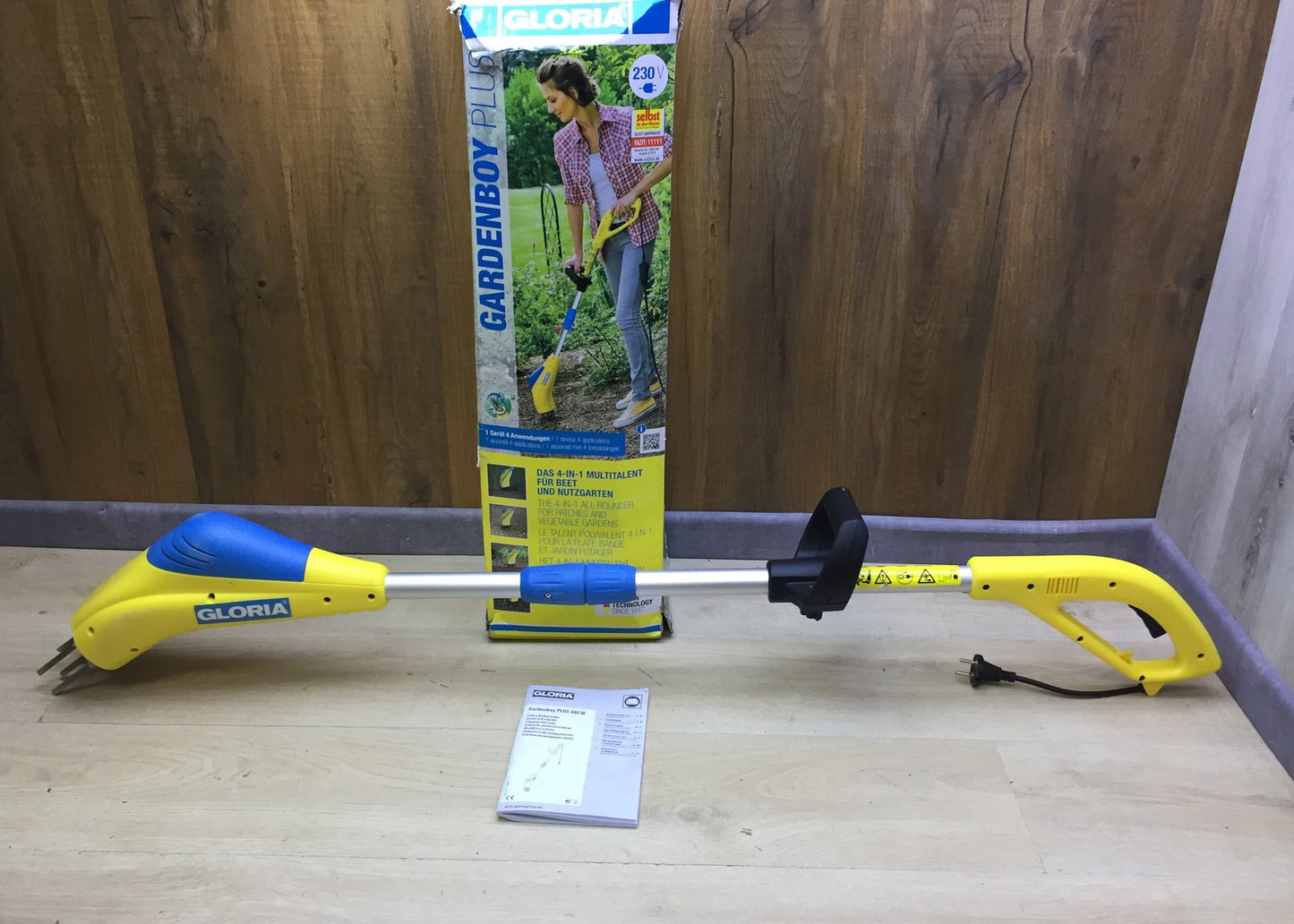 GLORIA Gardenboy PLUS Electric Soil Cultivator, Motor Hoe/Garden Hoe, I33129