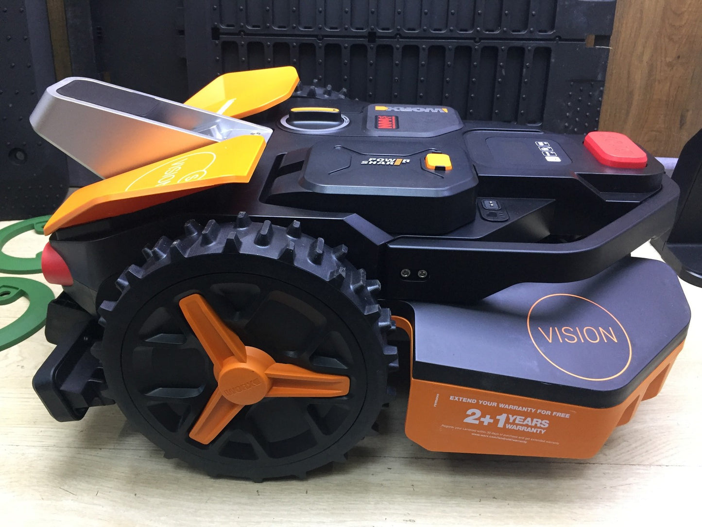 WORX Landroid Vision S250 Mähroboter WR202E, für Gärten bis 250m², I33633