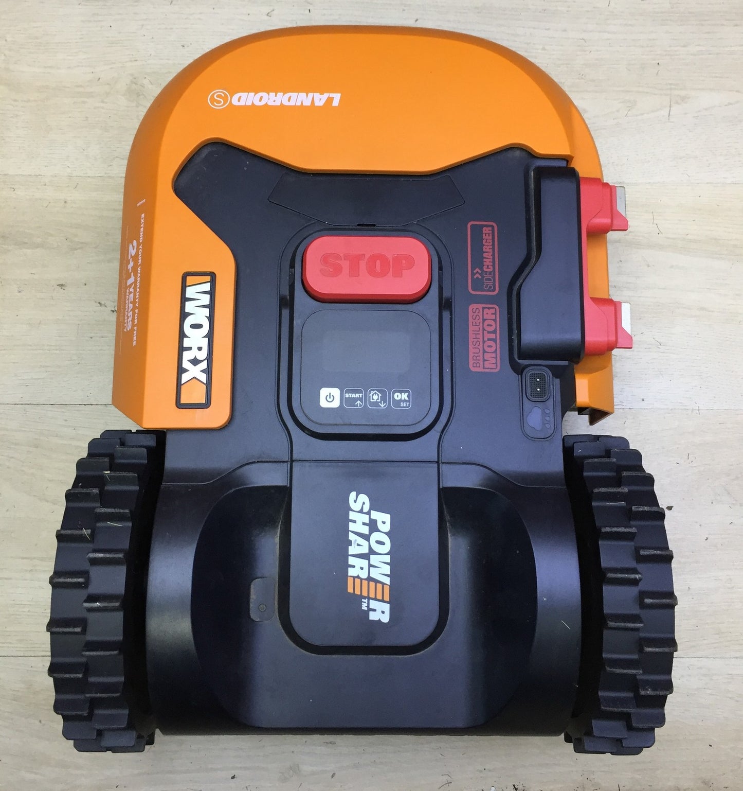 Worx Landroid S WR130E robotic lawnmower/cordless lawnmower for gardens up to 300 sqm, I33174