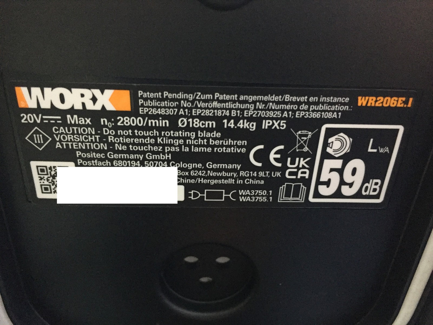 WORX Landroid Vision M600 Mähroboter WR206E.1 für Gärten bis 600m², I33343