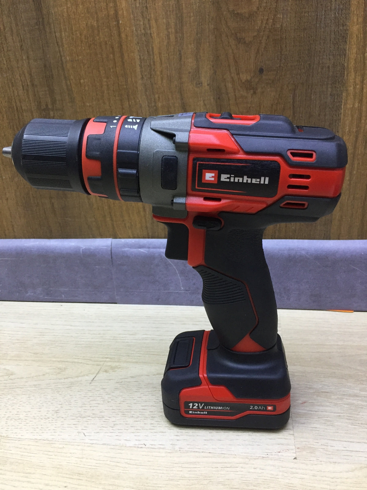 Einhell Cordless Impact Drill TE-CD 12/1 Li-i (4513891), 1x2.0Ah, I30450