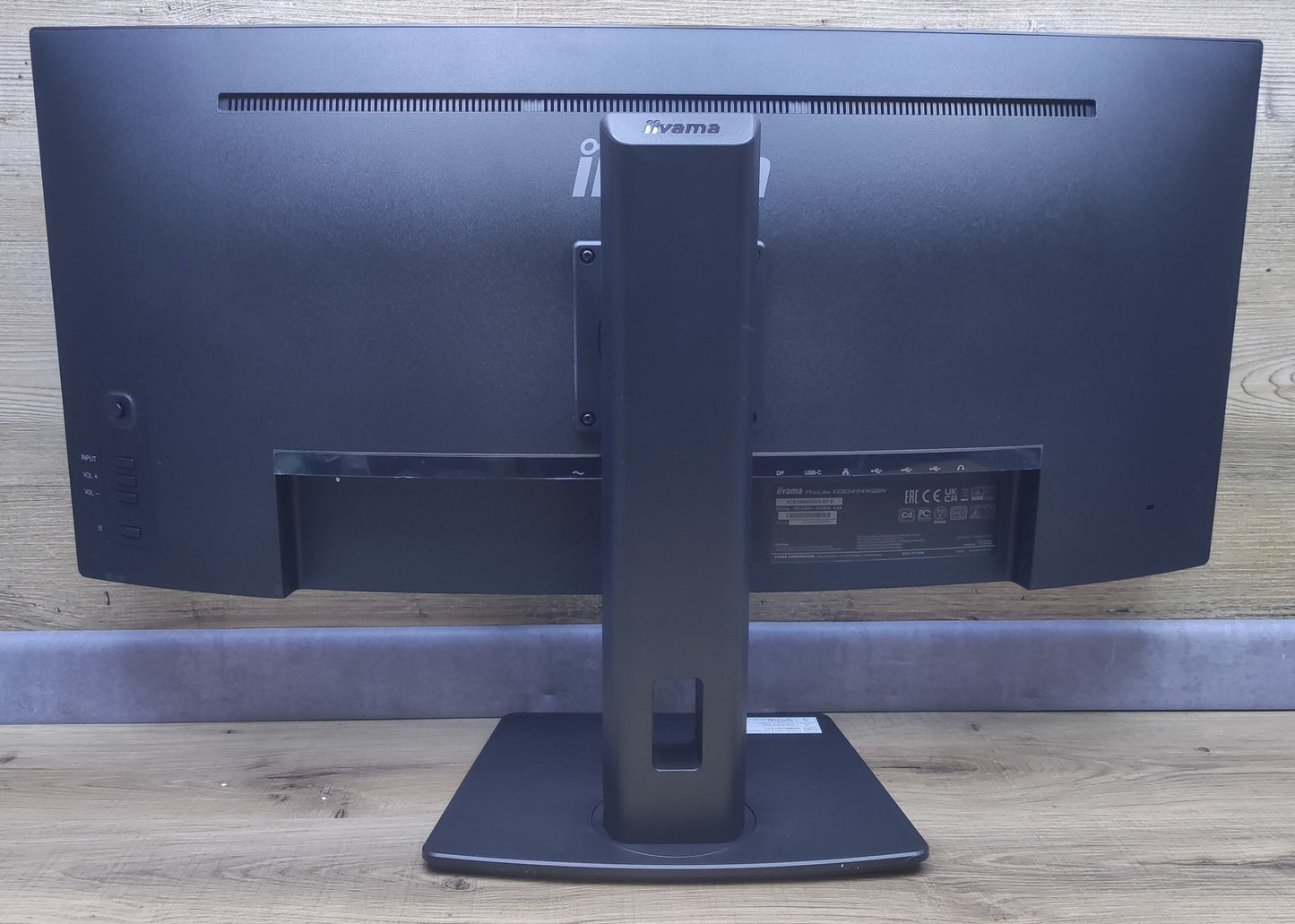 iiyama ProLite XCB3494WQSN-B5 Curved Monitor 34" UWQHD 3440x1440 USB-C FreeSync