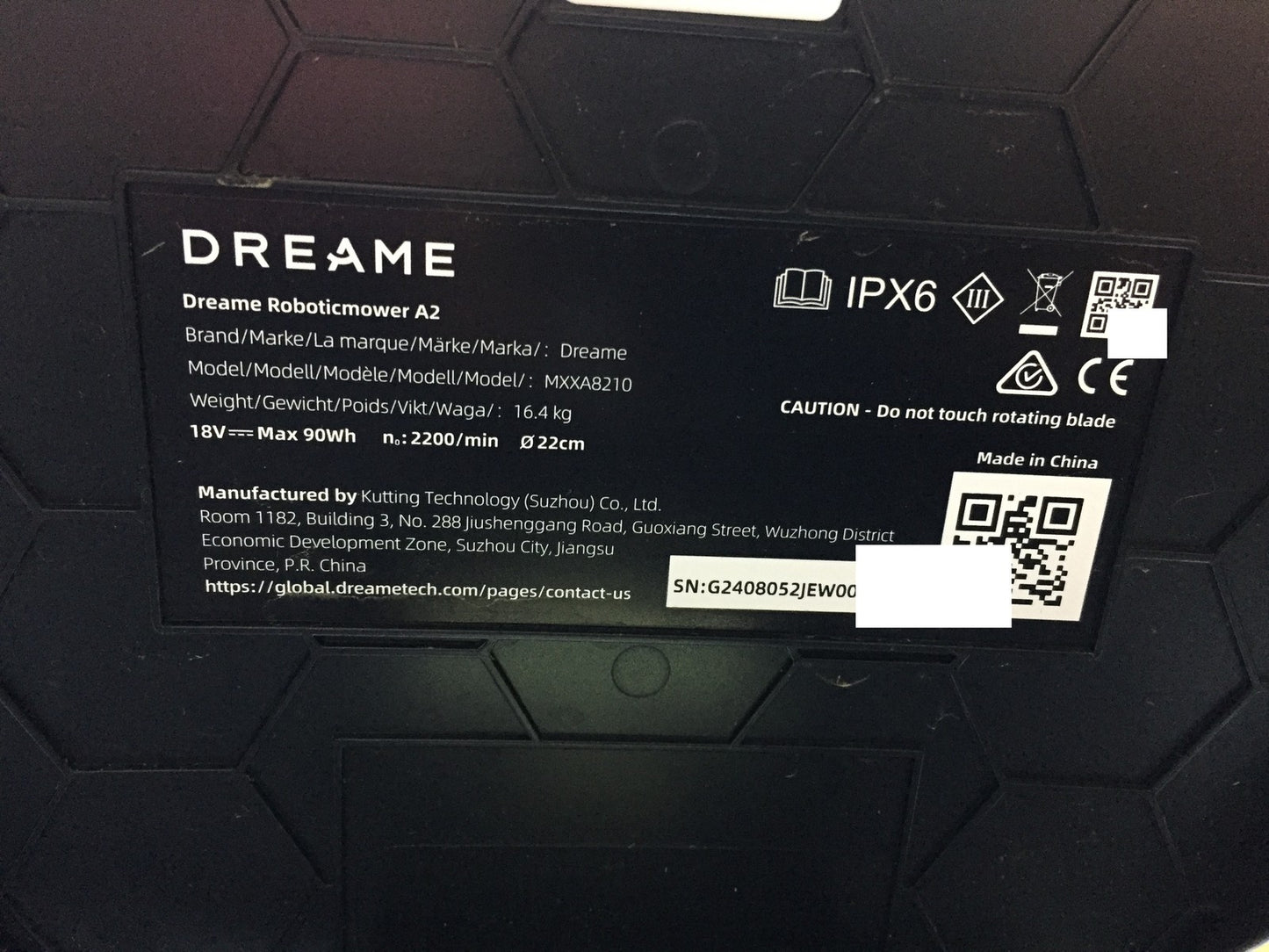 DREAME Robotic Lawnmower A2 (MXXA8210), Auto-Limiting System, 3000 m², I33390