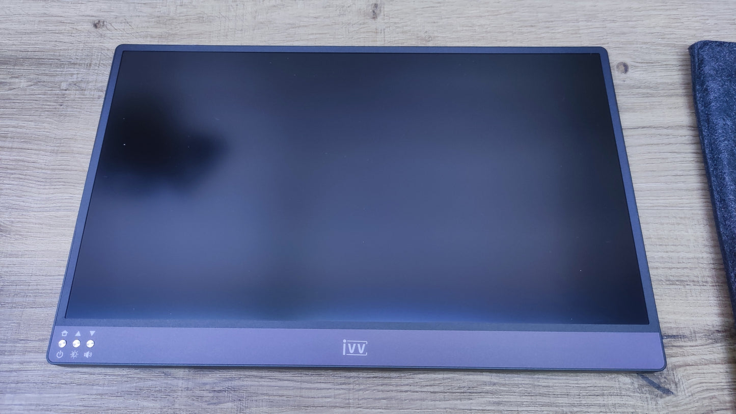 IVV Portable 4K Gaming Monitor 13.3" UHD 3840x2160 IPS USB-C HDMI Speaker