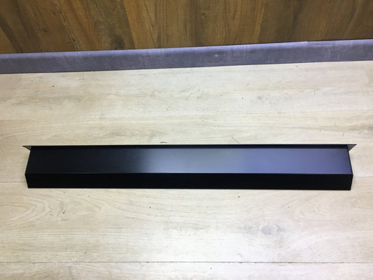 KRATKI Lüftungsgitter, Warmluftgitter 6 x 80 cm, schwarz, I30943