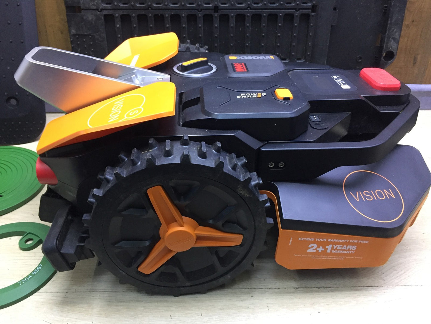 WORX Landroid Vision S250 Mähroboter WR202E, für Gärten bis 250m², I33584