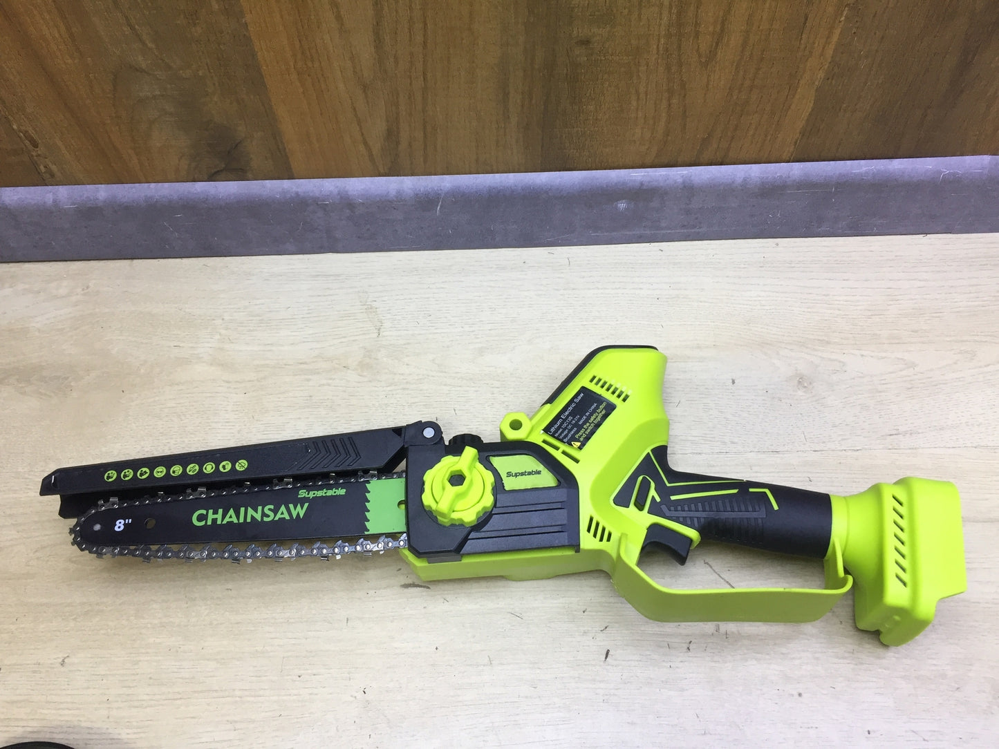 Supstable 10C13S mini chainsaw with 2x batteries, 8 inches, I31594