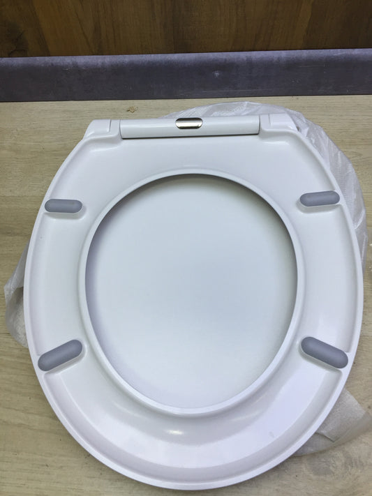 WHYFONE WF7005 WC-Sitz mit Absenkautomatik Oval Weiß, I31065