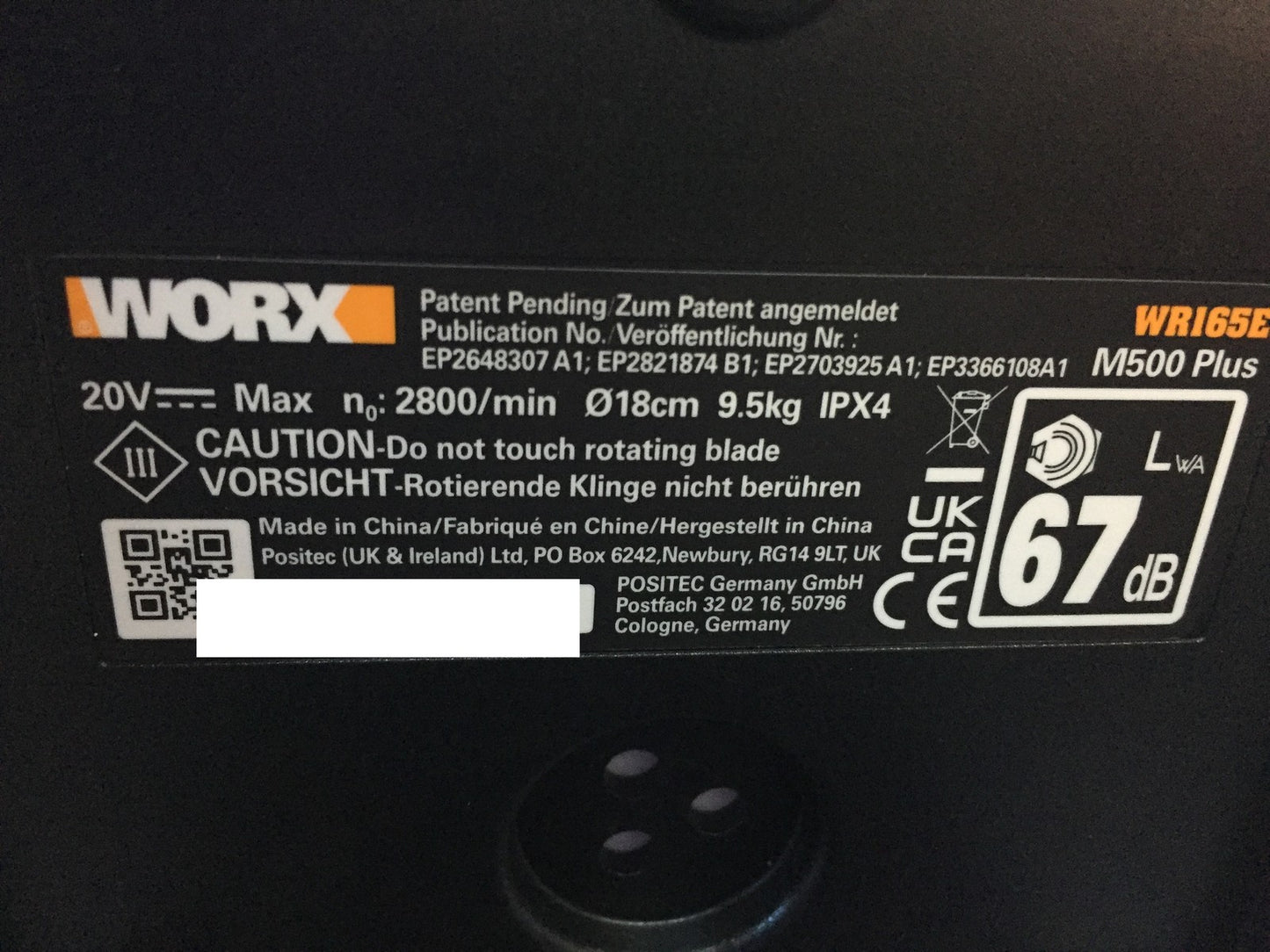 WORX Landroid M500 PLUS WR165E Mähroboter bis 500 qm, I34190