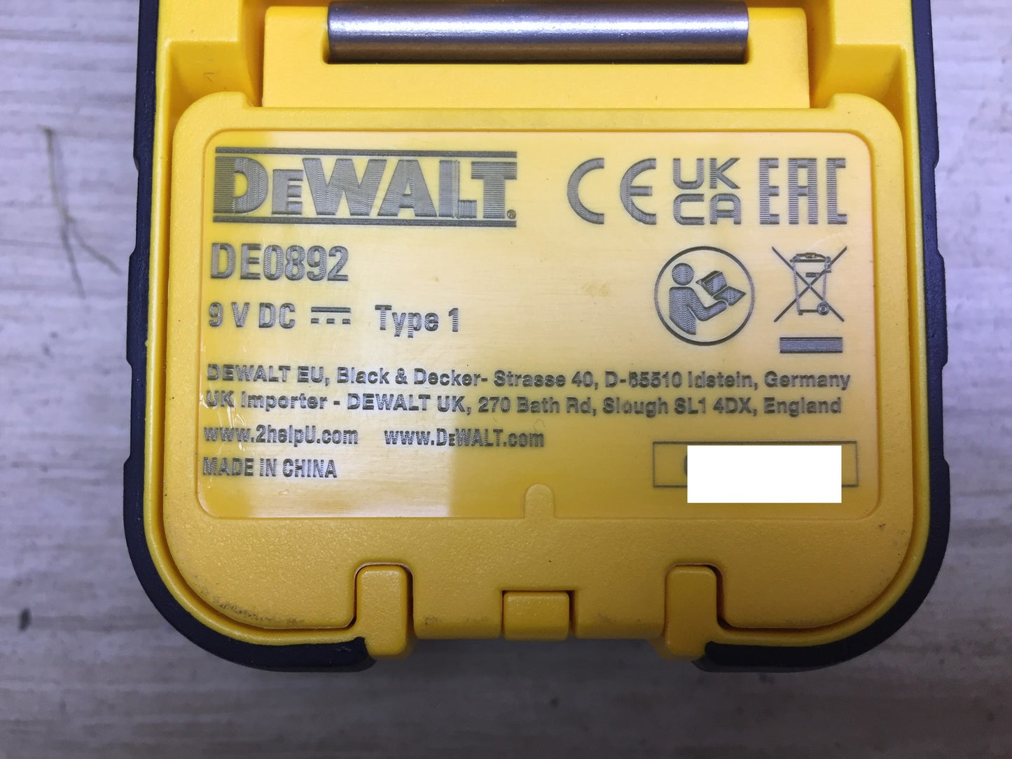 DEWALT DE0892 Receiver/Laser Detector, I33123