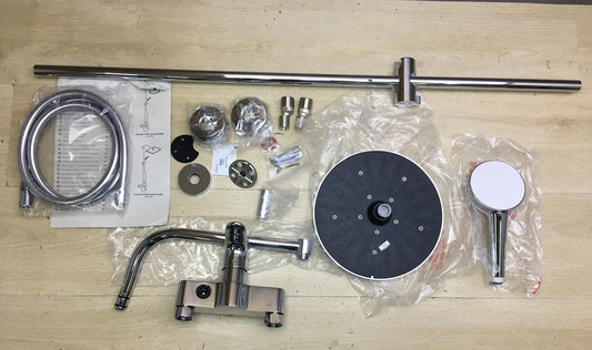 Hansgrohe 27269000 Duschsystem mit Einhebelmischer Crometta S 240, I34372