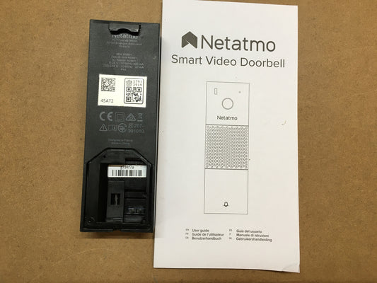 Netatmo Intelligente Video-Türklingel NDB01, WLAN, Audio, I32544