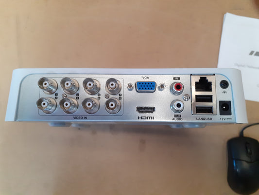 Tonton DVR 8CH 4MP Lite 5in1 TVI/AHD/CVI/CVBS/IPC DVR mit 1TB HDD, I11822