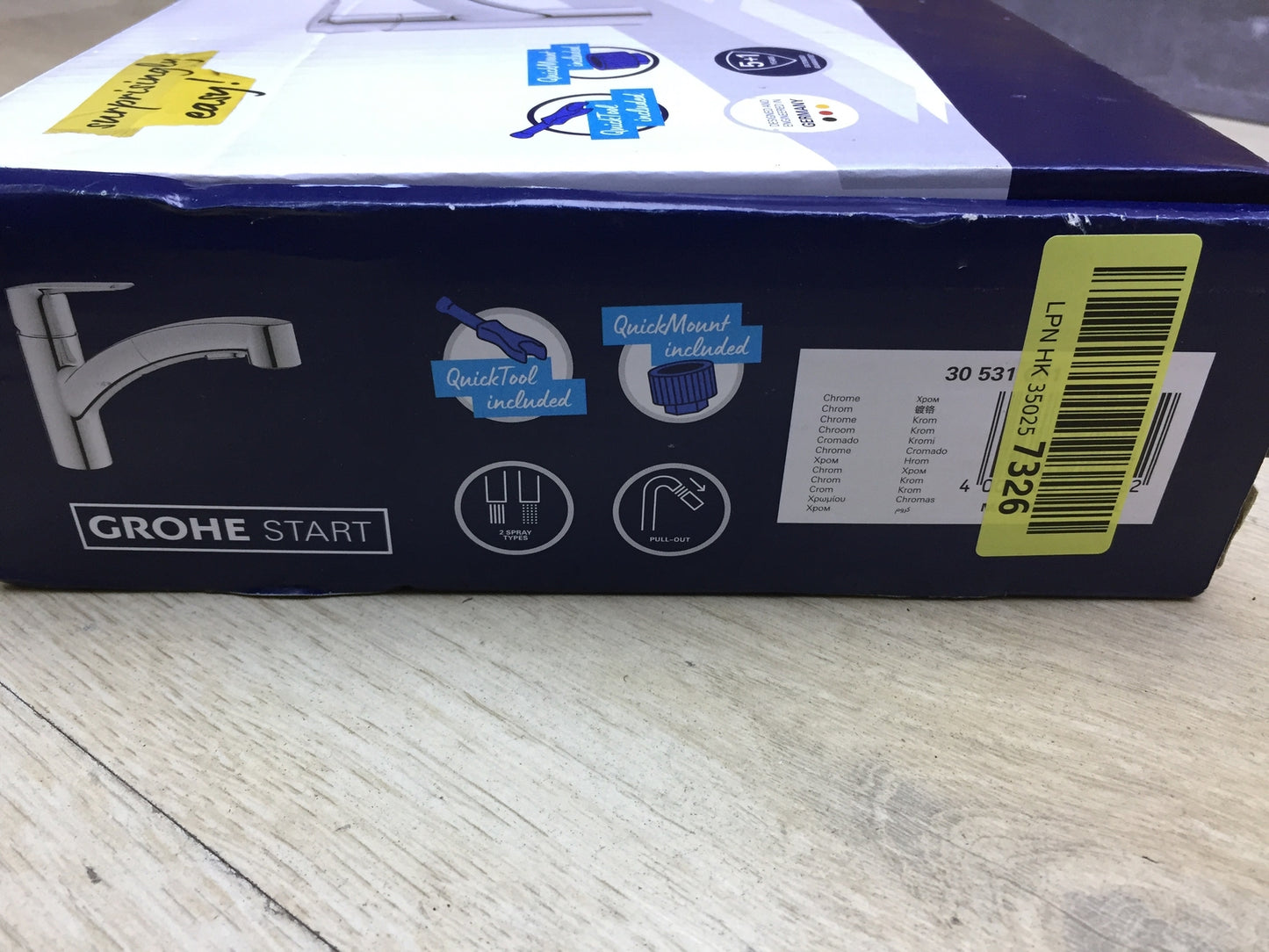 GROHE QUICKFIX Start 30531001 single-lever sink mixer, faucet, I31588