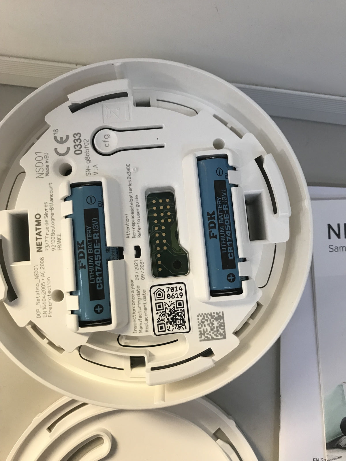 Netatmo Smart Smoke Detector NSD01, I32151