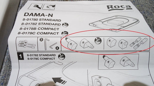 Roca 801511204 Dama Senso Ersatz-Toilettensitz R05195