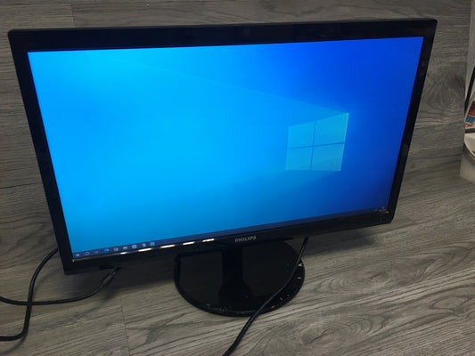 Philips 246V5LSB/00 Monitor 24" FHD 1920x1080 VGA DVI LED 60Hz 5ms matt schwarz