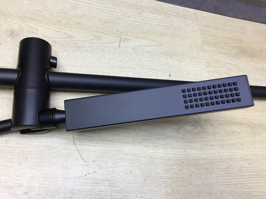 Görbach Regendusche mit Ablage, Edelstahl Schwarz, I34099